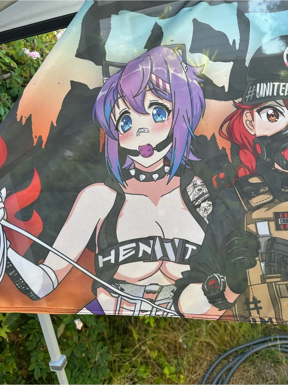 Hellsent Anime Girls Graphic Nobori Flag